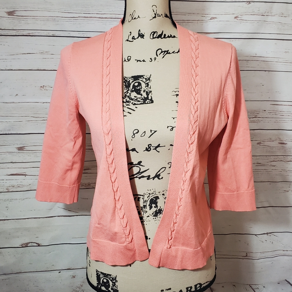 Pendleton Open Front 3/4 Sleeve Cardigan Size S